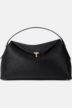 Totême T-Lock calf hair tote bag