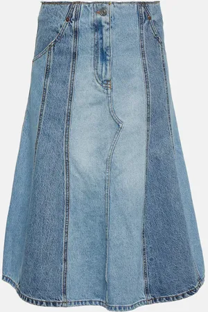 Victoria Beckham Denim midi skirt