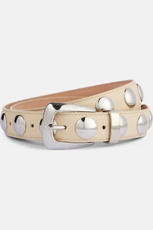 Khaite Benny studded leather belt