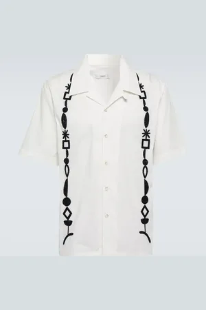 COMMAS Beaded cotton shirt