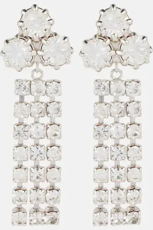 Jil Sander Crystal-embellished earrings