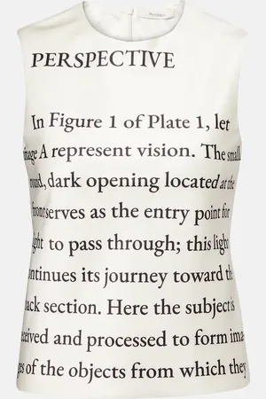 J.W.Anderson Printed duchesse top