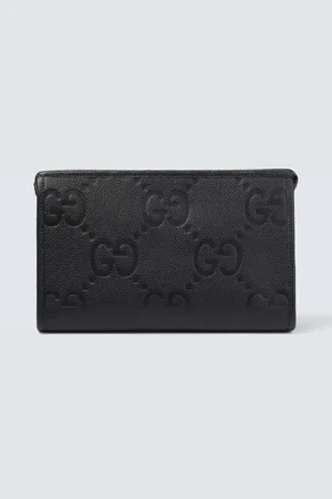 Gucci Jumbo GG leather pouch