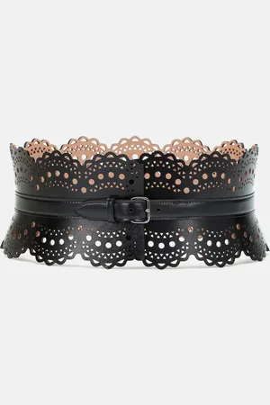 Alaïa Leather corset belt