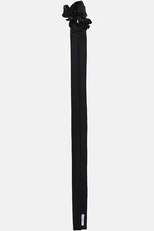 Erdem Sequined floral-applique choker