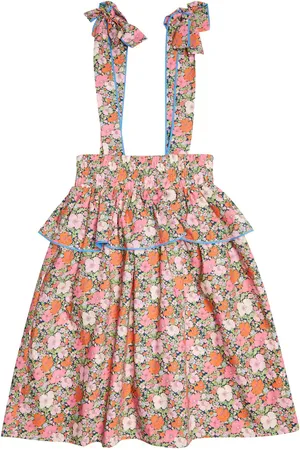 PAADE Bella tie-trimmed floral cotton dress