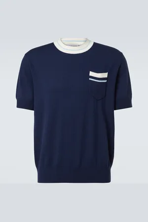 King & Tuckfield Knitted wool T-shirt