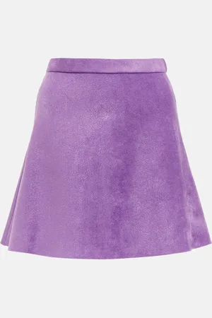 Alaïa Velvet miniskirt
