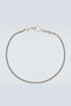 Balenciaga Typo logo chain