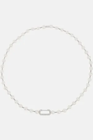 Eera Vita 18kt necklace with pearls and diamonds