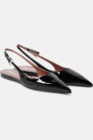 PARIS TEXAS Jessica 10 patent leather slingback flats