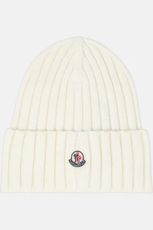 Moncler Logo virgin wool beanie