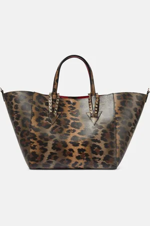 Christian Louboutin Cabachic Small leopard-print tote bag