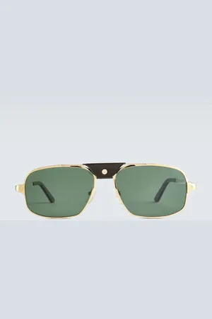Cartier Rectangle-frame acetate sunglasses
