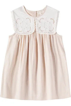 Louise Misha Warie lace-trimmed cotton and linen dress