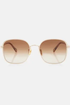Chloé Scalloped square sunglasses