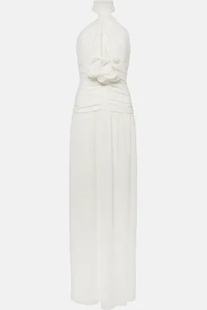 Rebecca Vallance Guinevere floral-applique gown