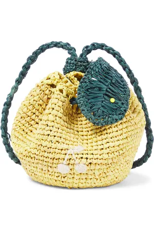 BONPOINT Eleni raffia bucket bag