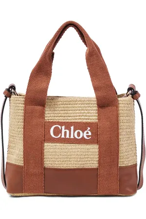 Chloé Chloe raffia-effect shoulder bag