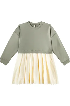 Rylee + Cru Laurel cotton and linen-blend dress