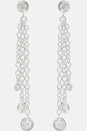 BUCHERER FINE JEWELLERY Floating Diamonds 18kt white gold earrings with diamonds