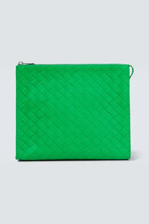 Bottega Veneta Intrecciato leather document case