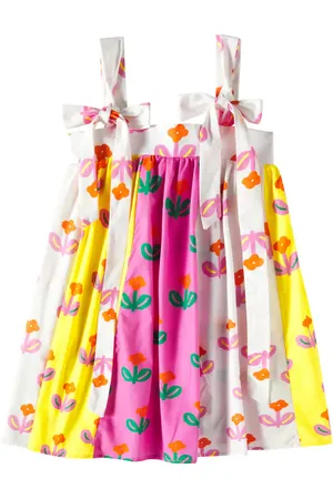 FÁBULA Flor Singela printed cotton dress