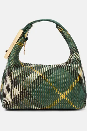Burberry Peg Mini Check tote bag