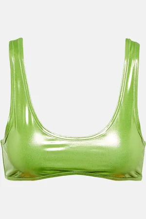 Reina Olga Coolio lame bikini top