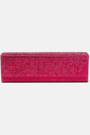 Amina Muaddi Amini Paloma embellished clutch