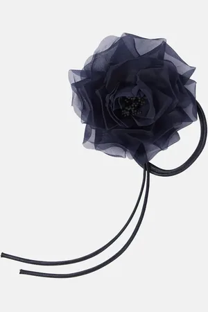 Max Mara Jessy floral-applique silk brooch