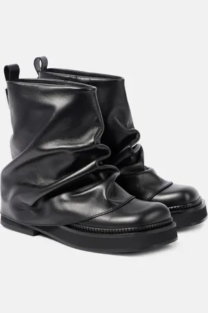 The Attico Robin leather ankle boots