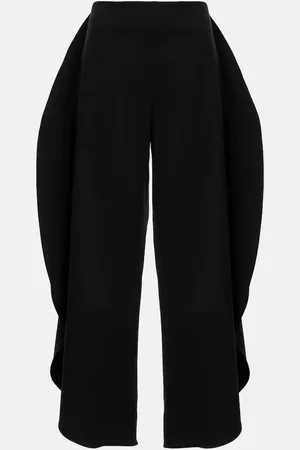 Alaïa AlaÃ¯a Wool grain de poudre balloon pants