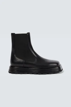 Jil Sander Leather Chelsea boots
