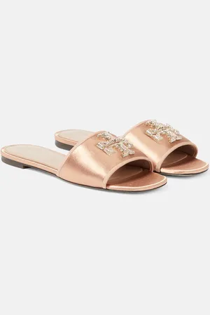 Tory Burch Miller crystal-embellished slides