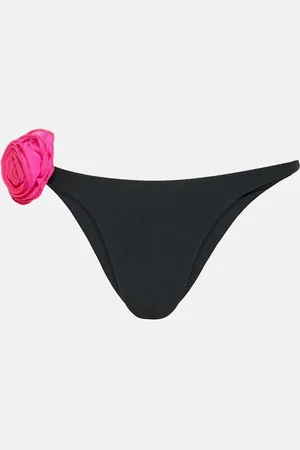 SAME Rose applique low-rise bikini bottoms