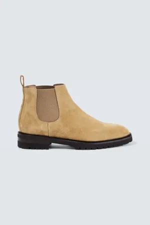 Manolo Blahnik Brompton suede Chelsea boots
