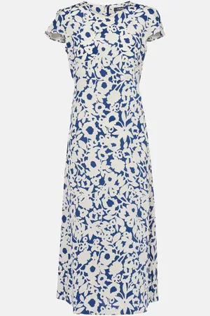 Max Mara Gisella silk crepe de chine midi dress