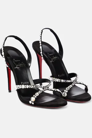 Christian Louboutin Emilie embellished slingback sandals