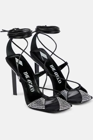 The Attico Adele embellished sandals