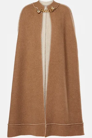 Stella McCartney Wool-blend boucle cape