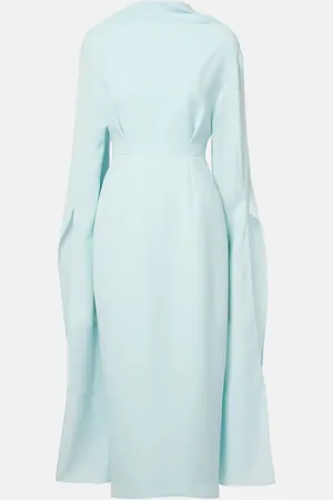 Roksanda Nour draped crepe midi dress