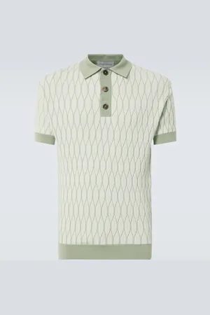 King & Tuckfield Wool polo sweater