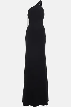 Stella McCartney One-shoulder cady maxi dress