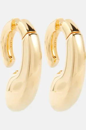 Alaïa Drip -plated earrings