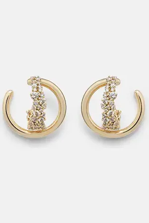 Ananya Scatter Double 18kt earrings with diamonds