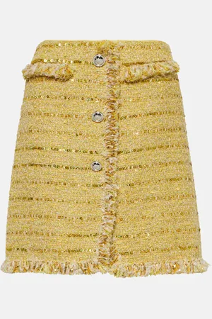 Giambattista Valli Fringed boucle miniskirt
