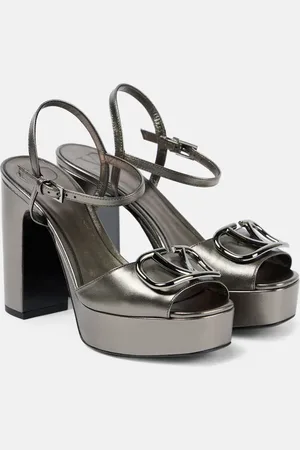 VALENTINO GARAVANI VLogo Signature leather platform sandals