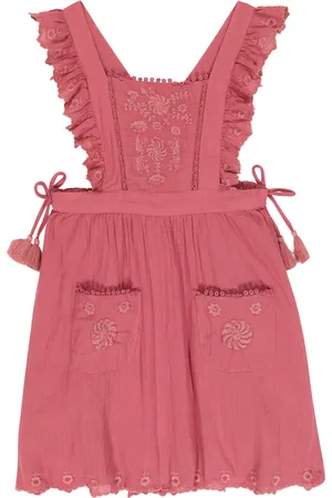 Louise Misha Huguette cotton dungaree dress