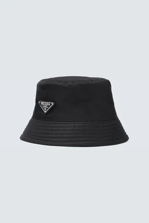 Prada Logo tab bucket hat
